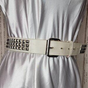 Y2K Vintage “Rock N Roll” Hot Topic Genuine Leather Belt Hot Topic Black Belts for Men for sale | eBay main image 4